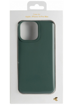 moonfish Чехол для iPhone 14 Pro Max  силикон зеленый MNF32560