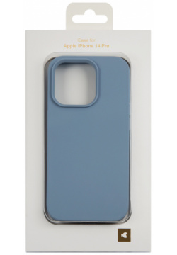 moonfish Чехол для iPhone 14 Pro  силикон голубой MNF32571