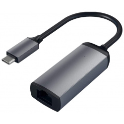 Satechi Адаптер USB C  Ethernet серый космос ST TCENM Обновление до устройства