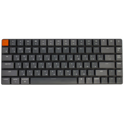 Keychron Клавиатура K3 с RGB подсветкой  темно серый K3E1