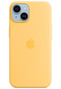 Apple Чехол MagSafe для iPhone 14  силикон «солнечно желтый» MPT23
