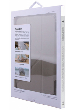 Uniq Чехол Camden для iPad Mini 6  полиуретан серый PDM6(2021) CAMGRY