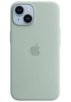 Apple Чехол MagSafe для iPhone 14  силикон «нежный кактус» MPT13 Силиконовый