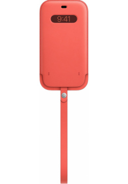 Apple Чехол конверт MagSafe для iPhone 12 Pro Max  кожа «розовый цитрус» MHYF3ZE/A