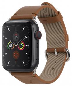 Native Union Ремешок для Apple Watch 44 мм  кожа коричневый STRAP AW L BRN