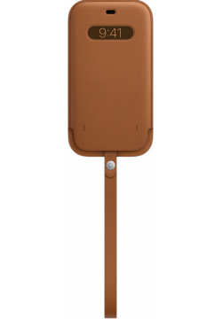 Apple Чехол конверт MagSafe для iPhone 12 Pro Max  кожа золотисто коричневый MHYG3ZE/A