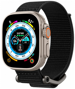 Spigen Ремешок DuraPro Flex Band для Apple Watch 42/44/45/49 mm  черный AMP02465