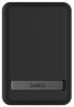 Belkin Внешний аккумулятор Boost Charge Magnetic Wireless с подставкой  5000 мАч черный BPD004btBK