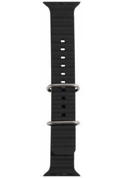 moonfish Ремешок волнистый для Apple Watch 38/40 мм  силикон черный MNF33394