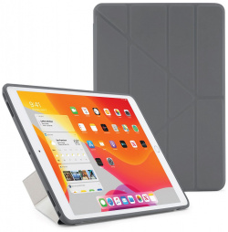 Pipetto Чехол для iPad 10 2" Origami Case  серый P052 50 7