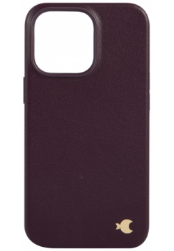 moonfish Чехол Magsafe для iPhone 13 Pro  пурпурный MF LCL 002 Кожаный