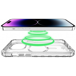 Itskins Чехол MagSafe SUPREME CLEAR для iPhone 14 Pro Max  прозрачный AP4M MGCLR TRPR