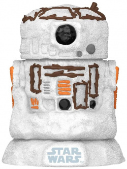 Funko Фигурка POP  R2 D2 в образе снеговика из вселенной "Звездные войны" 64337
