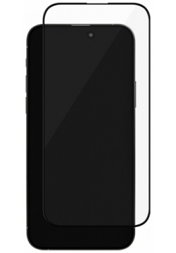 uBear Стекло защитное Extreme 3D для iPhone 14 Pro Max  алюмосиликатное черная рамка GL144BL03A3D67P I22