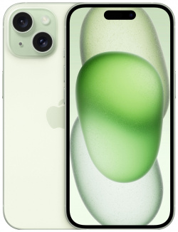 Apple iPhone 15 dual SIM 256 ГБ  зеленый 10115256GRNd Обновлённый дизайнiPhone