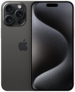 Apple iPhone 15 Pro Max dual SIM 256 ГБ  «титановый чёрный» 10115MAX256BLKd