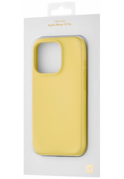 moonfish Чехол Magsafe для iPhone 15 Pro  силикон желтый MCS11SG61P I23