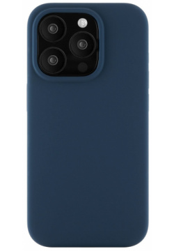 moonfish Чехол Magsafe для iPhone 15 Pro  силикон тёмно синий MCS07SB61P I23 З