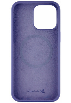 moonfish Чехол Magsafe для iPhone 15 Pro Max  силикон фиолетовый MCS19DP67P I23