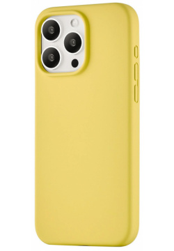 moonfish Чехол Magsafe для iPhone 15 Pro Max  силикон желтый MCS22SG67P I23