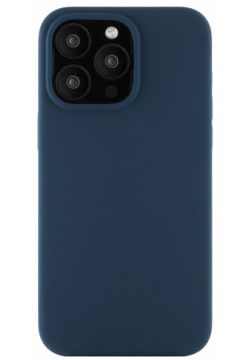 moonfish Чехол Magsafe для iPhone 15 Pro Max  силикон тёмно синий MCS18SB67P I23 З