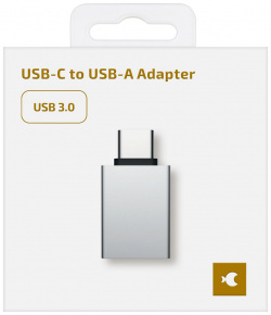moonfish Адаптер USB C  A 3 0 серебристый MNF36534