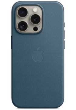 Apple Чехол MagSafe FineWoven для iPhone 15 Pro  «тихоокеанский синий» MT4Q3