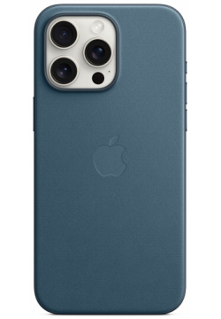 Apple Чехол MagSafe FineWoven для iPhone 15 Pro Max  «тихоокеанский синий» MT4Y3