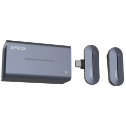SYNCO Радиосистема P1ST  серый Беспроводной петличный микрофон для телефона