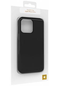 moonfish Чехол MagSafe для iPhone 15 Pro  кожа черный MF LCL 007