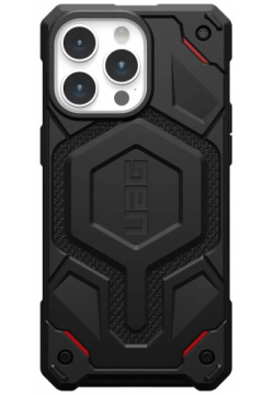 UAG Чехол Monarch Pro MagSafe для iPhone 15 Max  черный кевлар 114222113940