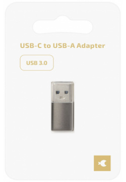 moonfish Адаптер USB A  C серый MNF37221