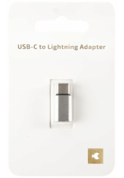 moonfish Адаптер USB C  Lightning серый MNF37561