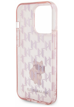 Karl Lagerfeld Чехол NFT Choupette для iPhone 15 Pro Max  розовый KLHCP15XHNCMKLP