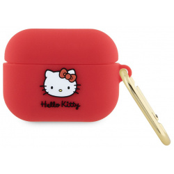 Hello Kitty Чехол 3D Head для Airpods Pro  фуксия HKAP3DKHSF
