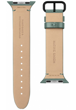 Native Union Ремешок (RE)Classic Strap для Apple Watch 38/40 мм  зеленый RESTRAP AW S GRN
