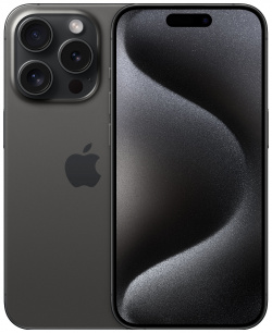 Apple iPhone 15 Pro SIM 256 ГБ  «титановый чёрный» 10115PRO256BLKn