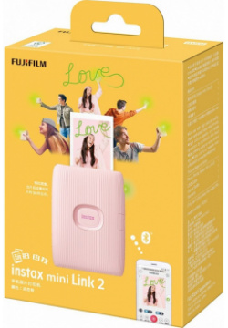 Fujifilm Принтер портативный Instax Mini Link 2  розовый FUIML2P_FUJI