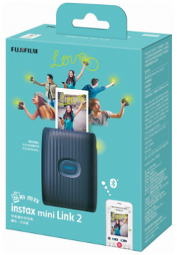 Fujifilm Принтер портативный Instax Mini Link 2  синий FUIML2B_FUJI