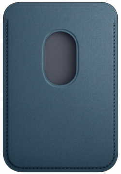 Apple Чехол бумажник FineWoven MagSafe для iPhone  «тихоокеанский синий» MT263