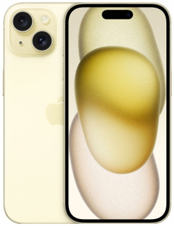 Apple iPhone 15 dual SIM 256 ГБ  желтый 10115256YELd Обновлённый дизайнiPhone