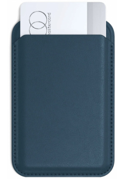 Satechi Чехол бумажник Magnetic Wallet Stand MagSafe  темно синий ST VLWB