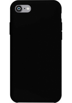 moonfish Чехол для iPhone 7/8/SE  силикон черный (new) MF LSC 063