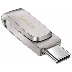 SanDisk Флэш накопитель Ultra Dual Drive Luxe USB C  1ТБ серебристый SDDDC4 1T00 G46