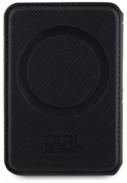 Karl Lagerfeld Чехол бумажник Saffiano Choupette Cardslot MagSafe  черный KLWMSPSAKHCK