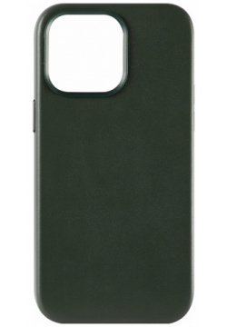 moonfish Чехол MagSafe для iPhone 14 Pro Max  кожа оливковый MNF32536
