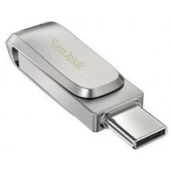 SanDisk Флэш накопитель Ultra Dual Drive Luxe 128 Гб  серебристый SDDDC4 128G G46