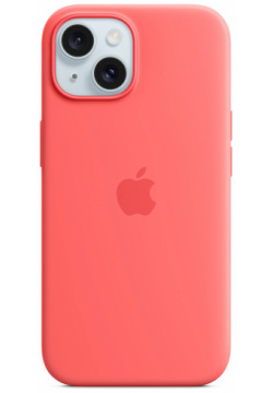 Apple Чехол MagSafe для iPhone 15  силикон «спелый нектарин» MT0V3 Современный