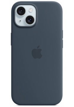 Apple Чехол MagSafe для iPhone 15  силикон «грозовая туча» MT0N3