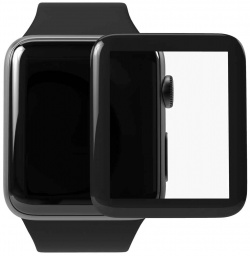 Стекло защитное uBear 0317 2347 Apple Watch S3 42 мм черная рамка